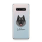 Norwegian Elkhound Personalised Samsung Galaxy S10 Plus Case