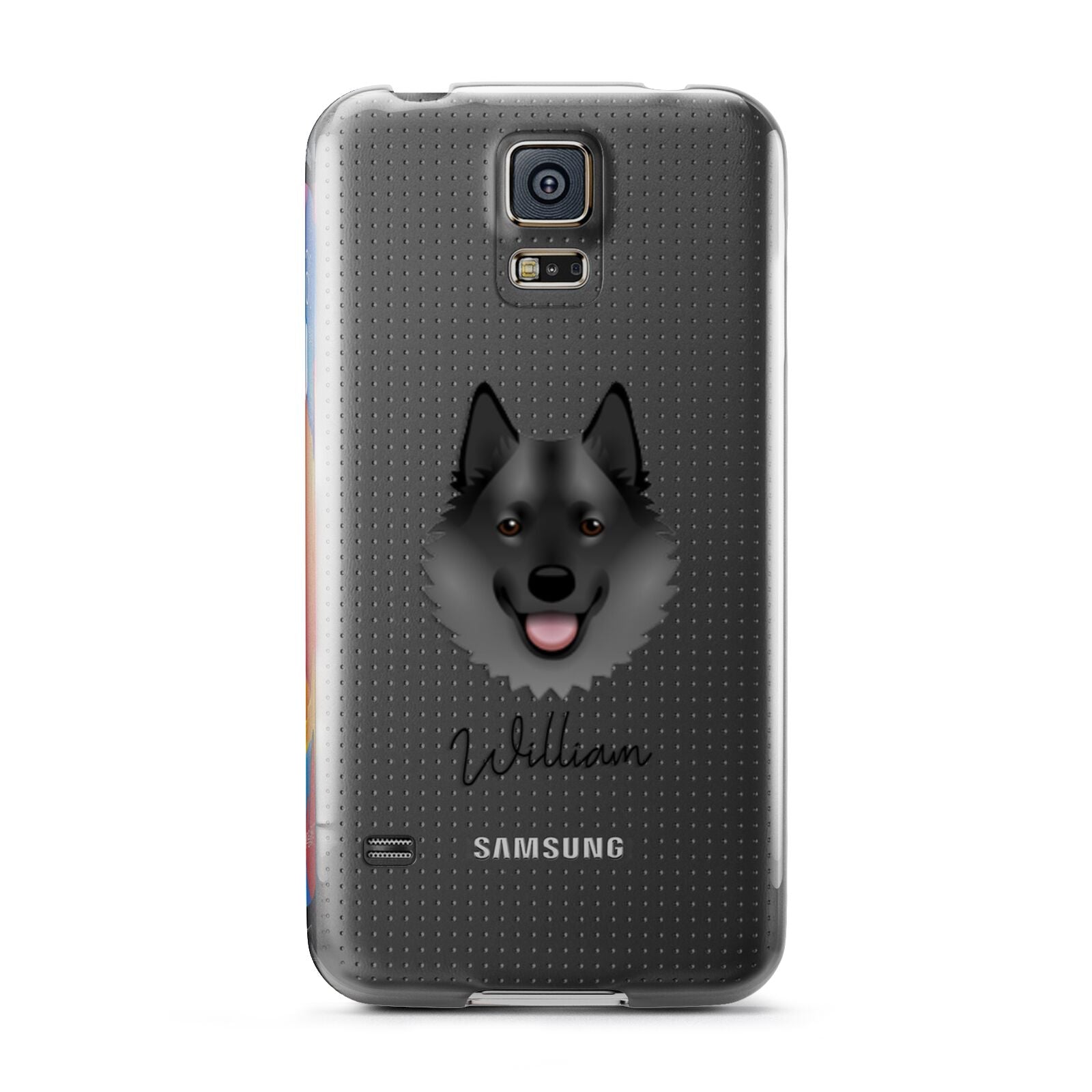 Norwegian Elkhound Personalised Samsung Galaxy S5 Case