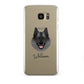 Norwegian Elkhound Personalised Samsung Galaxy S7 Edge Case