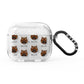 Norwich Terrier Icon with Name AirPods Glitter Case 3rd Gen