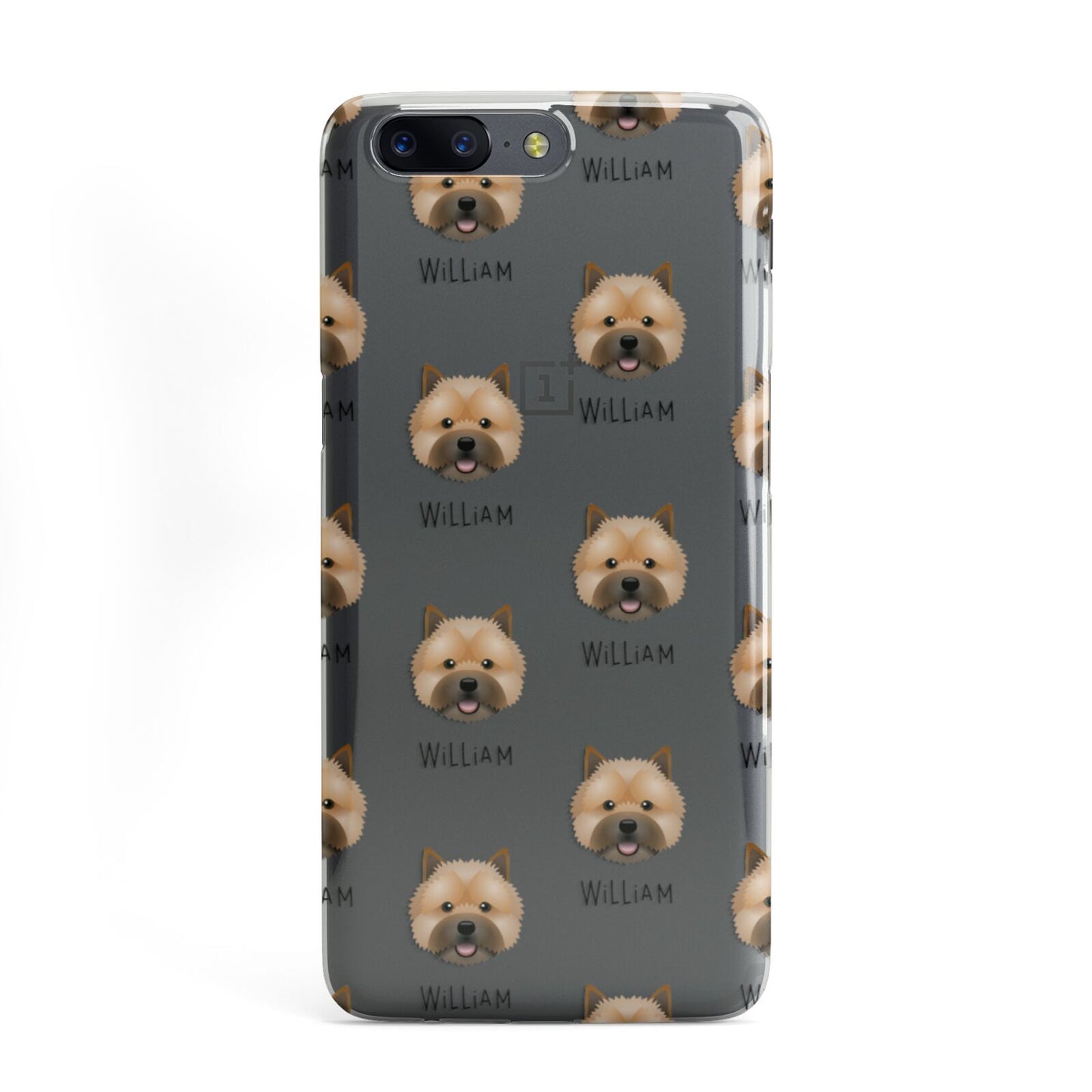 Norwich Terrier Icon with Name OnePlus Case