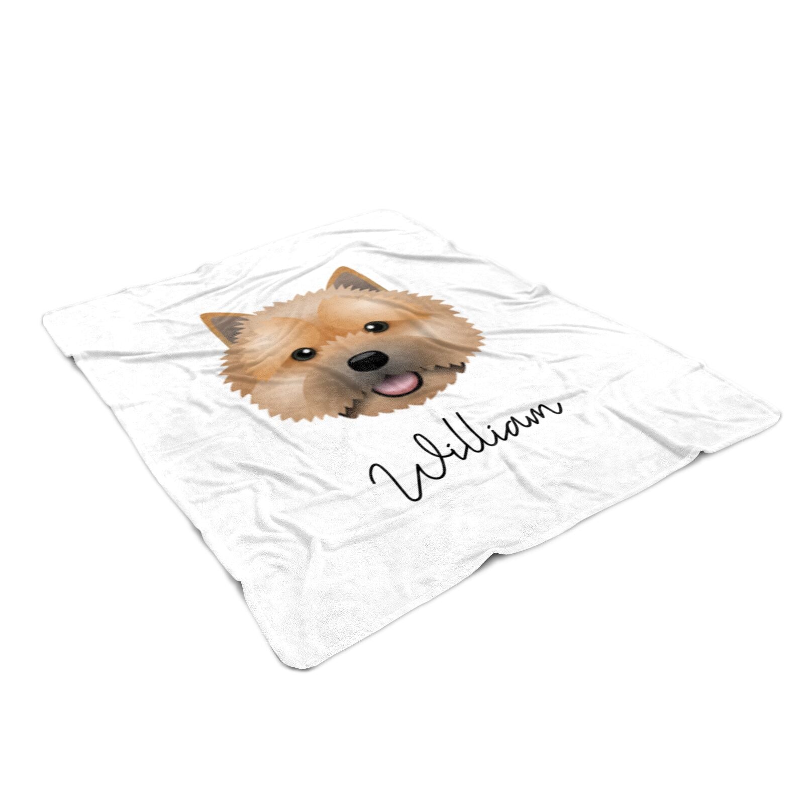 Norwich Terrier Personalised Medium Fleece Blankets