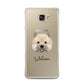 Norwich Terrier Personalised Samsung Galaxy A7 2016 Case on gold phone