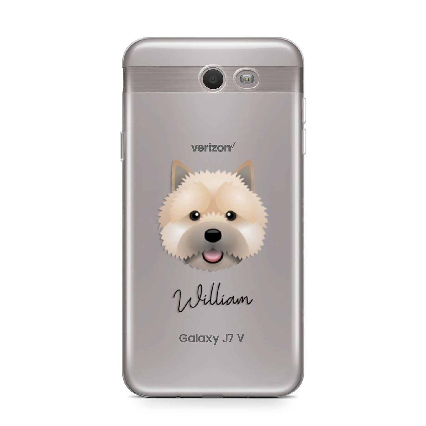 Norwich Terrier Personalised Samsung Galaxy J7 2017 Case