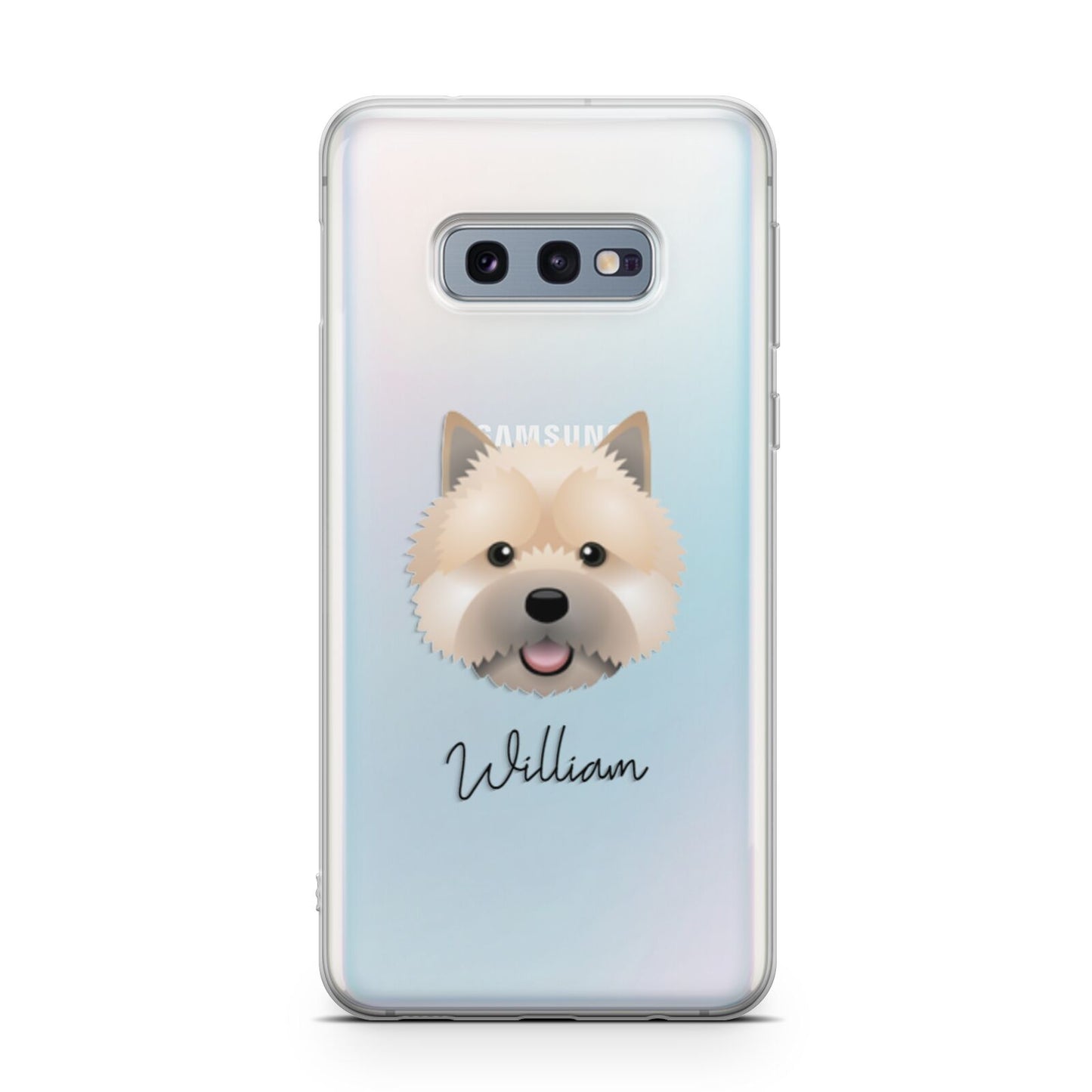 Norwich Terrier Personalised Samsung Galaxy S10E Case