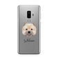 Norwich Terrier Personalised Samsung Galaxy S9 Plus Case on Silver phone