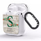 Nostalgic Monogram Personalised AirPods Clear Case Side Image