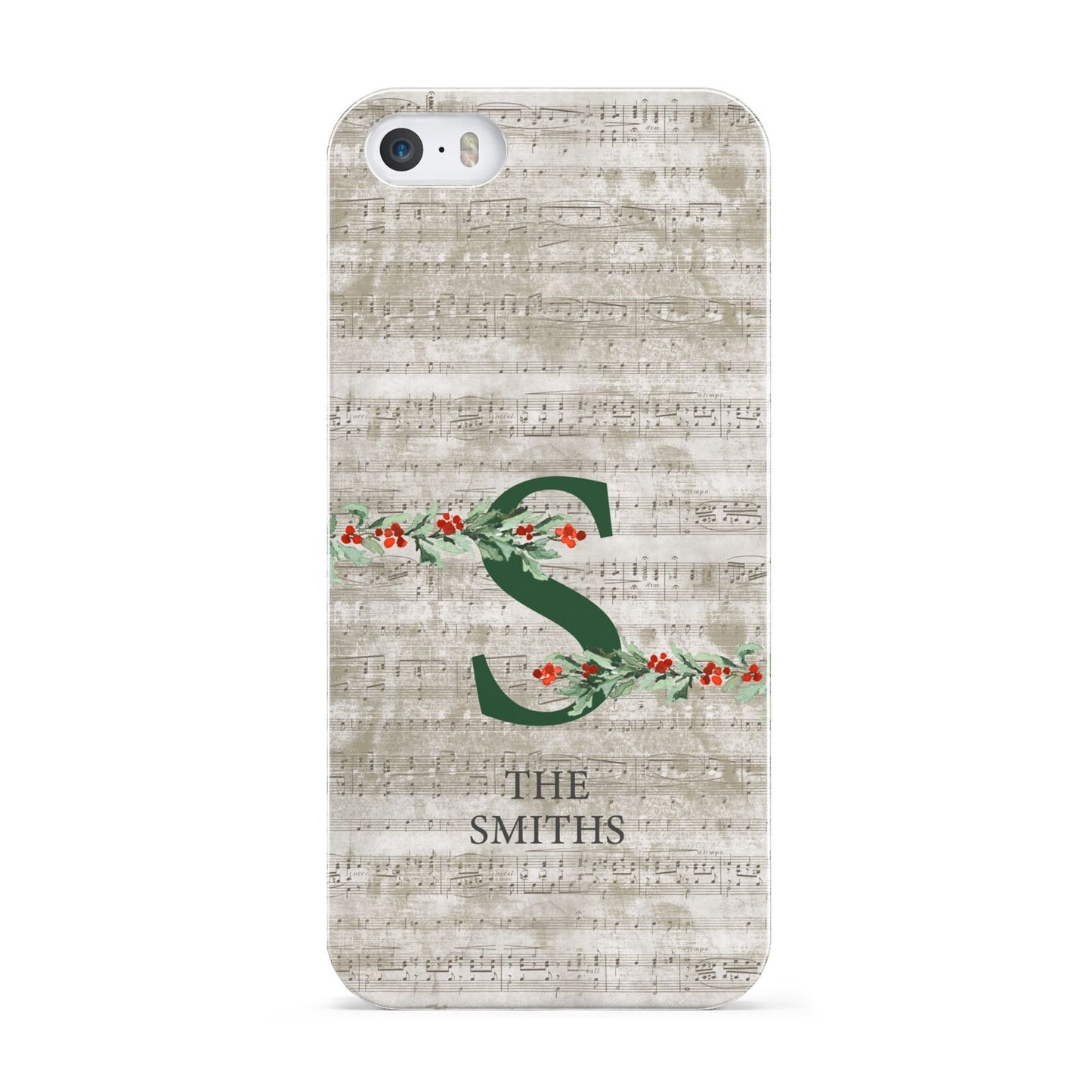 Nostalgic Monogram Personalised Apple iPhone 5 Case