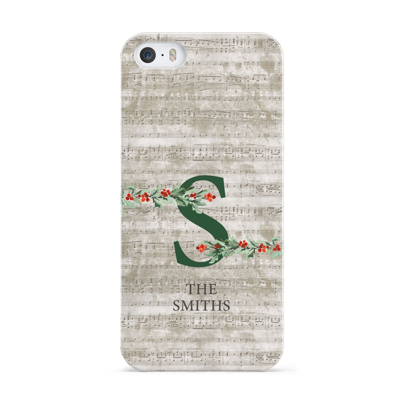 Nostalgic Monogram Personalised Apple iPhone 5 Case
