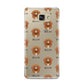 Nova Scotia Duck Tolling Retriever Icon with Name Samsung Galaxy A9 2016 Case on gold phone