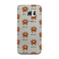 Nova Scotia Duck Tolling Retriever Icon with Name Samsung Galaxy S6 Edge Case