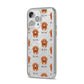 Nova Scotia Duck Tolling Retriever Icon with Name iPhone 14 Pro Max Glitter Tough Case Silver Angled Image