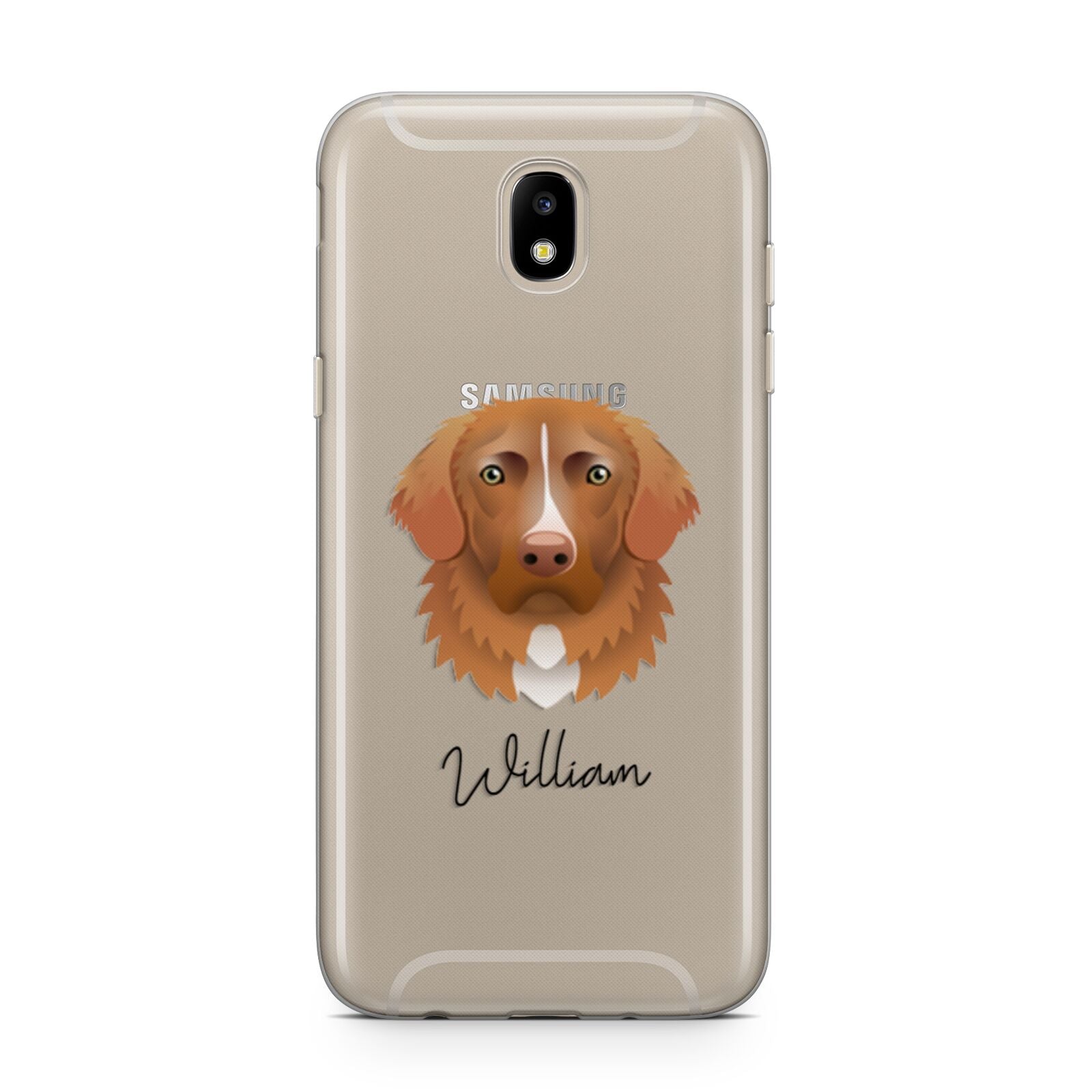 Nova Scotia Duck Tolling Retriever Personalised Samsung J5 2017 Case