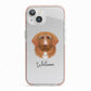Nova Scotia Duck Tolling Retriever Personalised iPhone 13 TPU Impact Case with Pink Edges