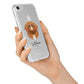 Nova Scotia Duck Tolling Retriever Personalised iPhone 7 Bumper Case on Silver iPhone Alternative Image