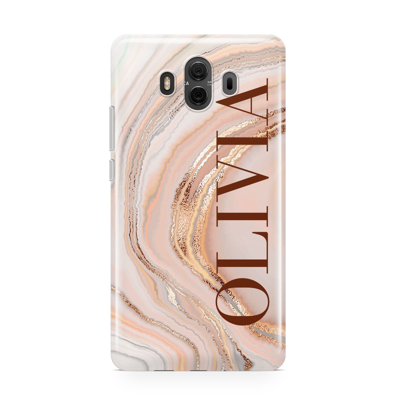 Nude Agate Huawei Mate 10 Protective Phone Case