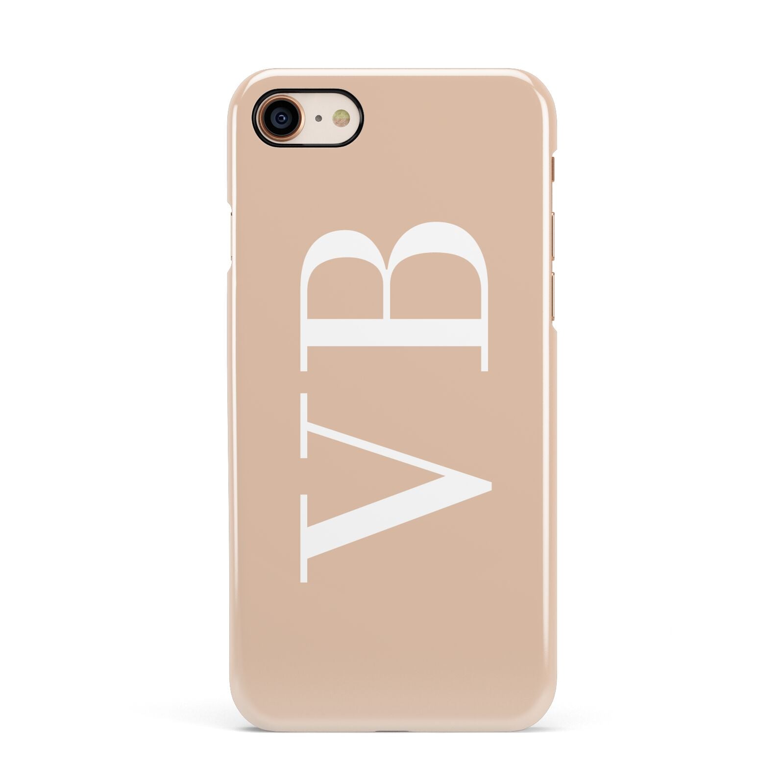 Nude And White Personalised Apple iPhone 7 8 3D Snap Case