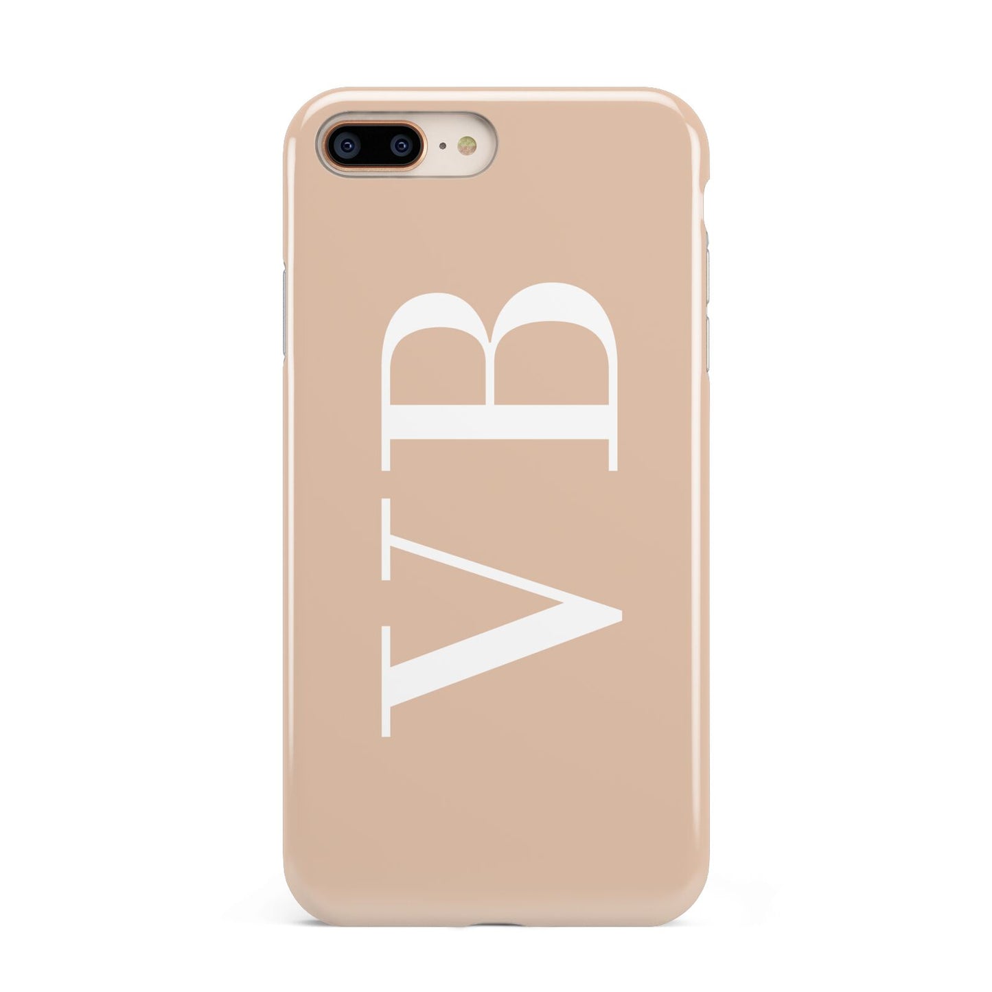 Nude And White Personalised Apple iPhone 7 8 Plus 3D Tough Case