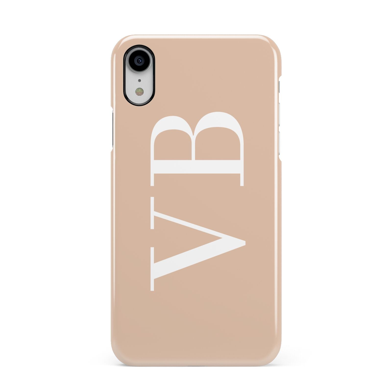 Nude And White Personalised Apple iPhone XR White 3D Snap Case