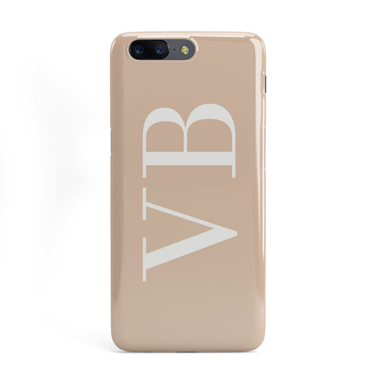 Nude And White Personalised OnePlus Case