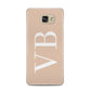 Nude And White Personalised Samsung Galaxy A5 2016 Case on gold phone