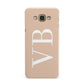 Nude And White Personalised Samsung Galaxy A8 Case
