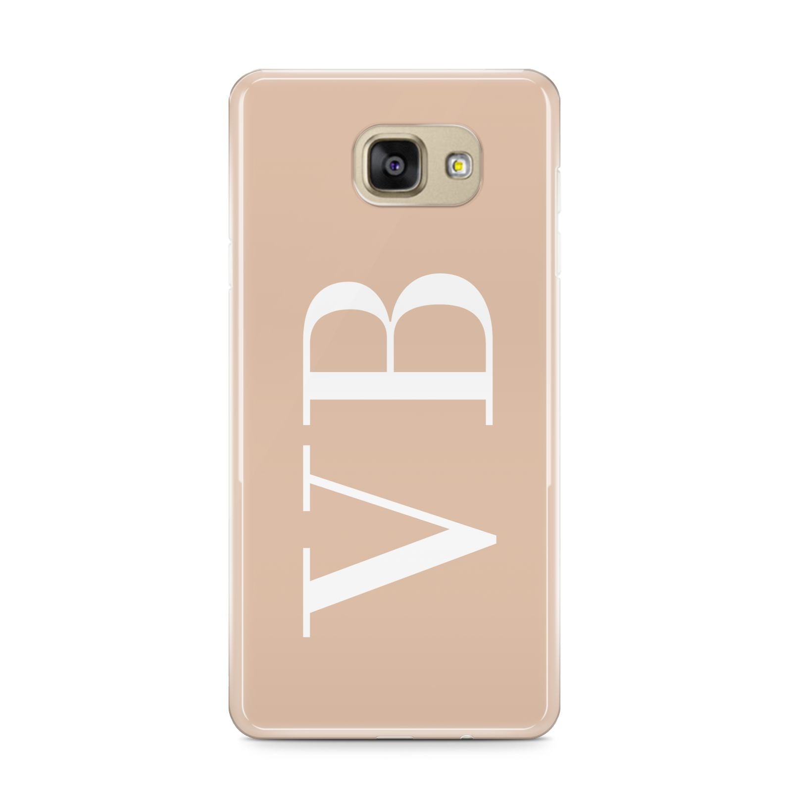 Nude And White Personalised Samsung Galaxy A9 2016 Case on gold phone