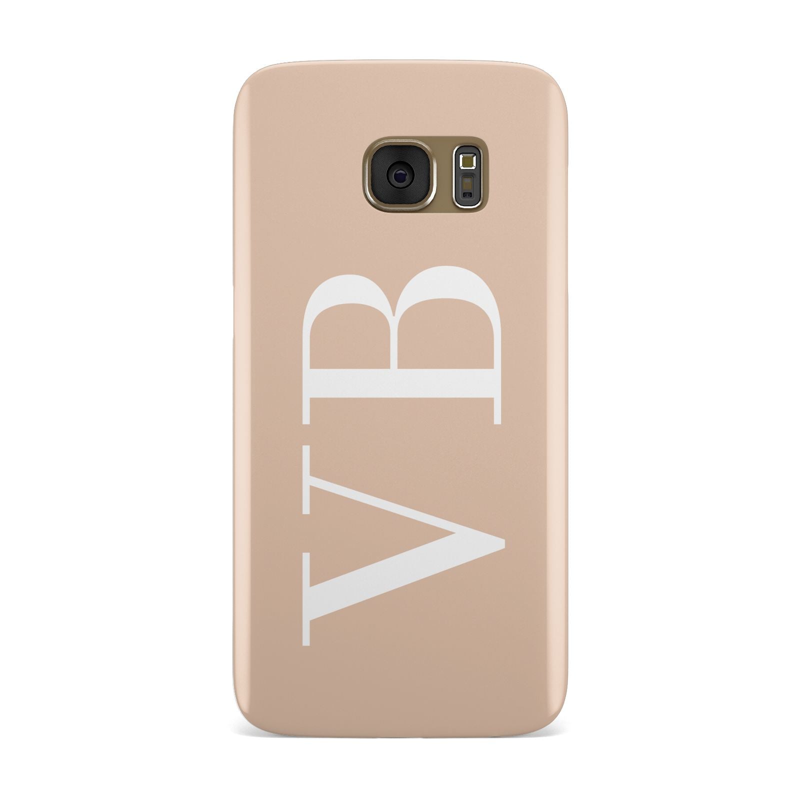Nude And White Personalised Samsung Galaxy Case