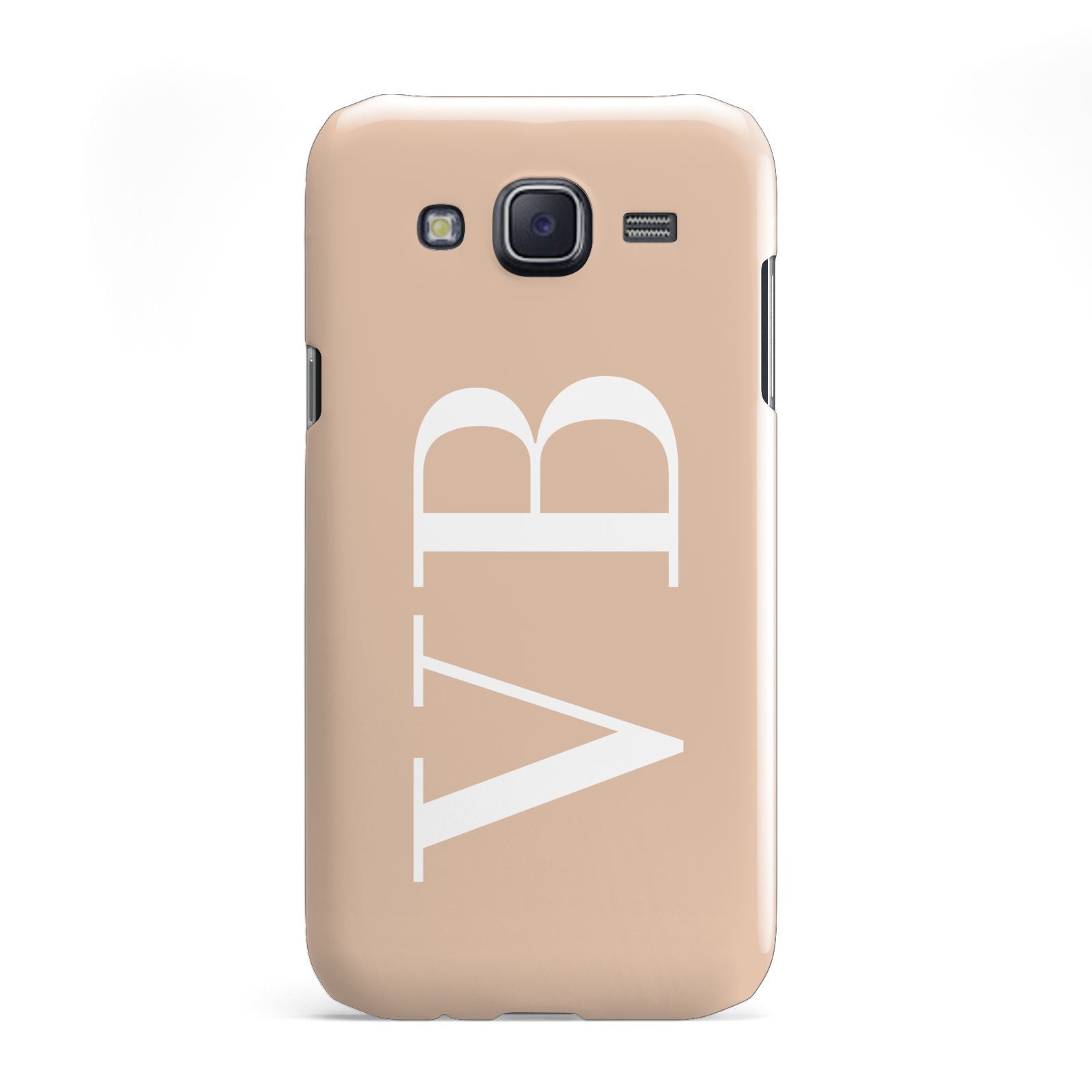 Nude And White Personalised Samsung Galaxy J5 Case