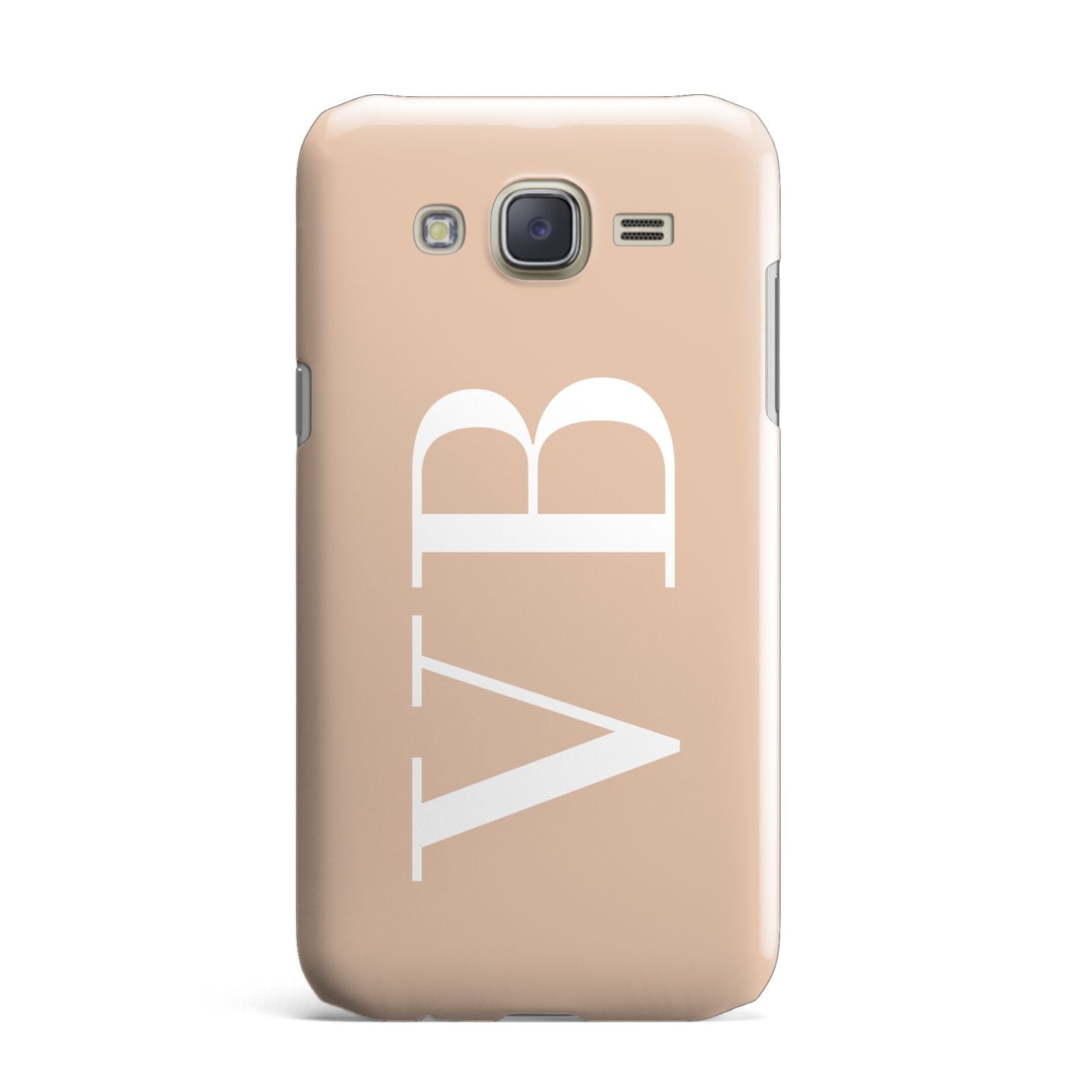 Nude And White Personalised Samsung Galaxy J7 Case