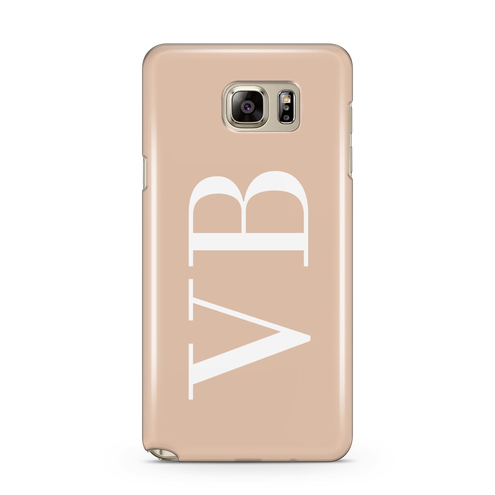 Nude And White Personalised Samsung Galaxy Note 5 Case