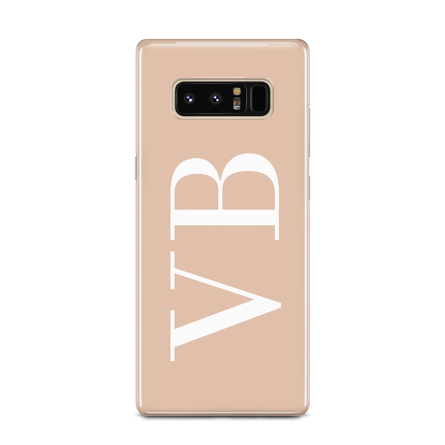 Nude And White Personalised Samsung Galaxy Note 8 Case