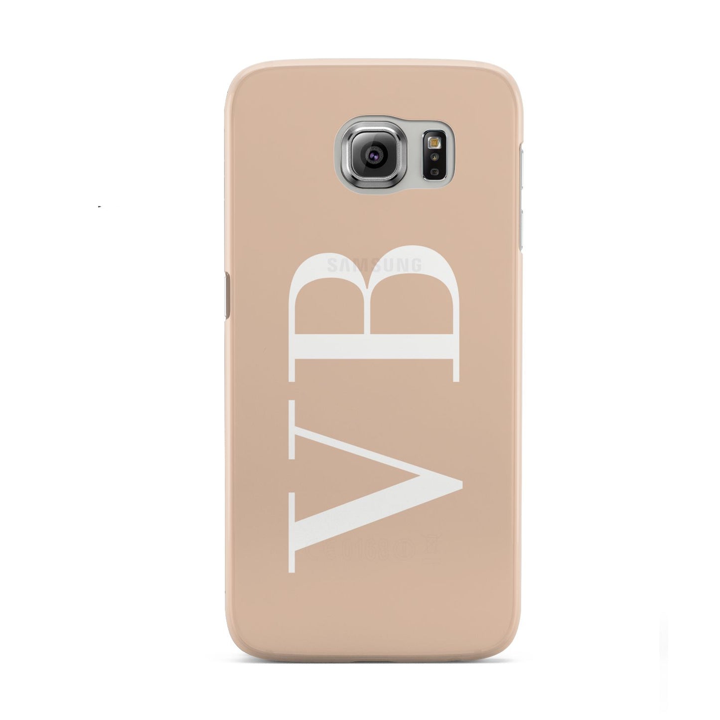 Nude And White Personalised Samsung Galaxy S6 Case