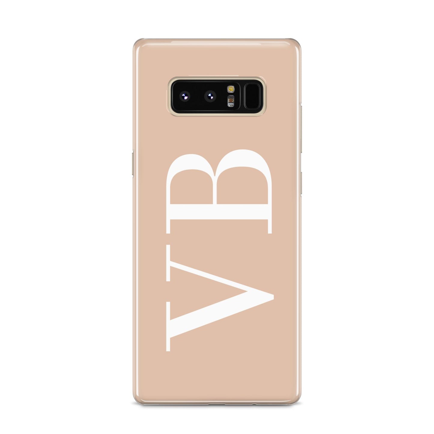 Nude And White Personalised Samsung Galaxy S8 Case