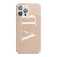 Nude And White Personalised iPhone 13 Pro Max TPU Impact Case with White Edges