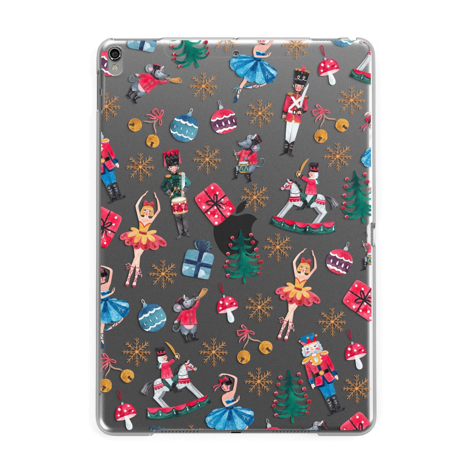 Nutcracker Apple iPad Grey Case