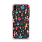 Nutcracker Apple iPhone Xs Max Impact Case Pink Edge on Black Phone