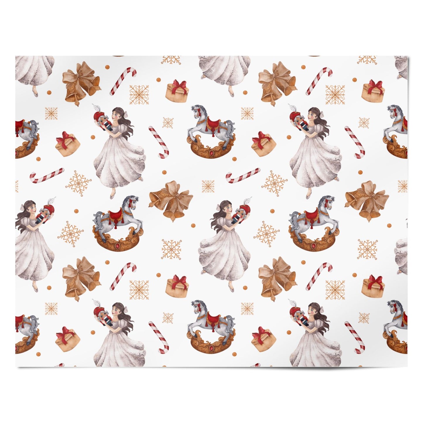 Nutcracker Clara Personalised Wrapping Paper Alternative