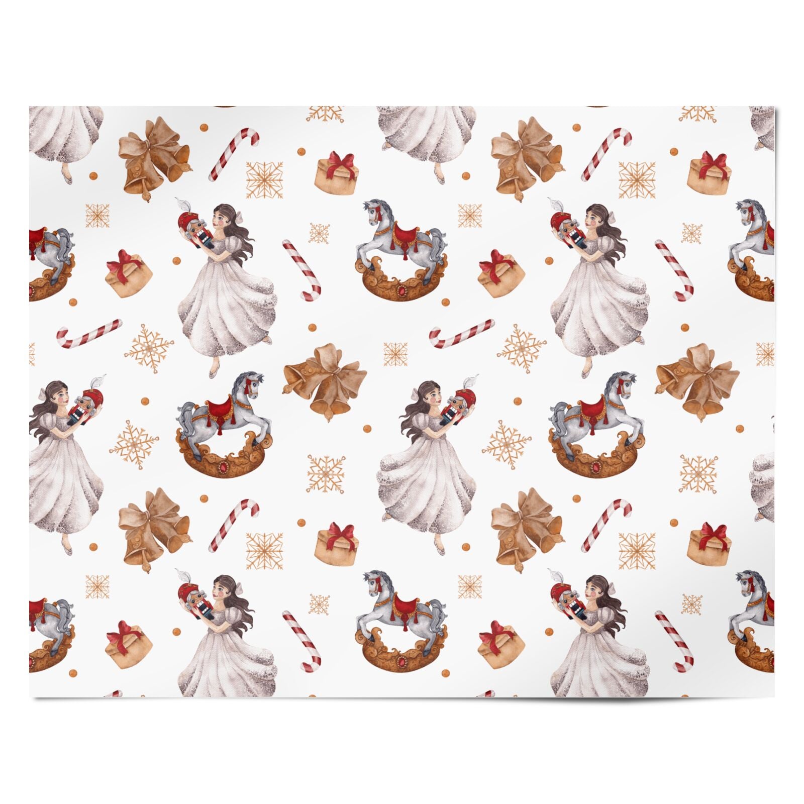 Nutcracker Clara Personalised Wrapping Paper Alternative