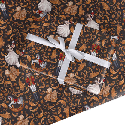 Nutcracker Gold Custom Wrapping Paper