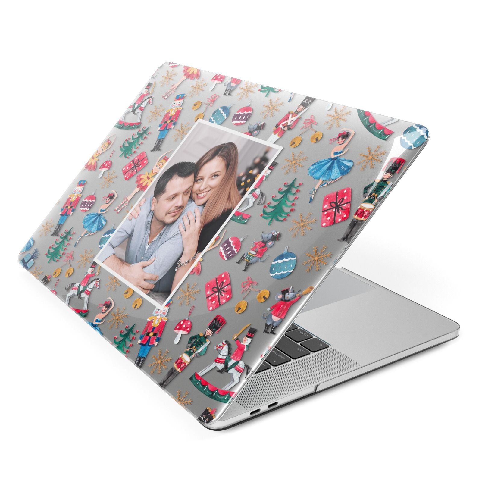 Nutcracker Personalised Photo Apple MacBook Case Side View