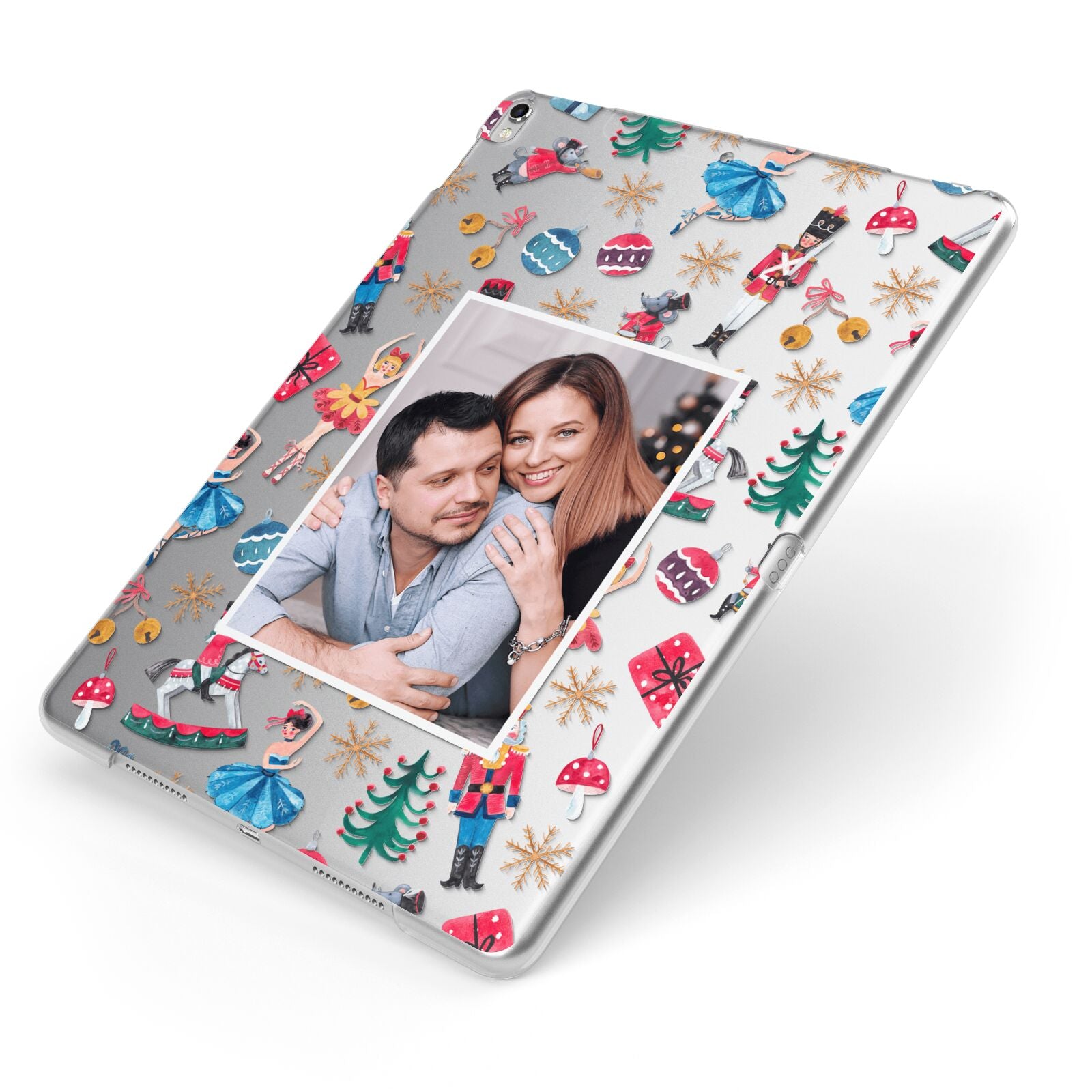 Nutcracker Personalised Photo Apple iPad Case on Silver iPad Side View