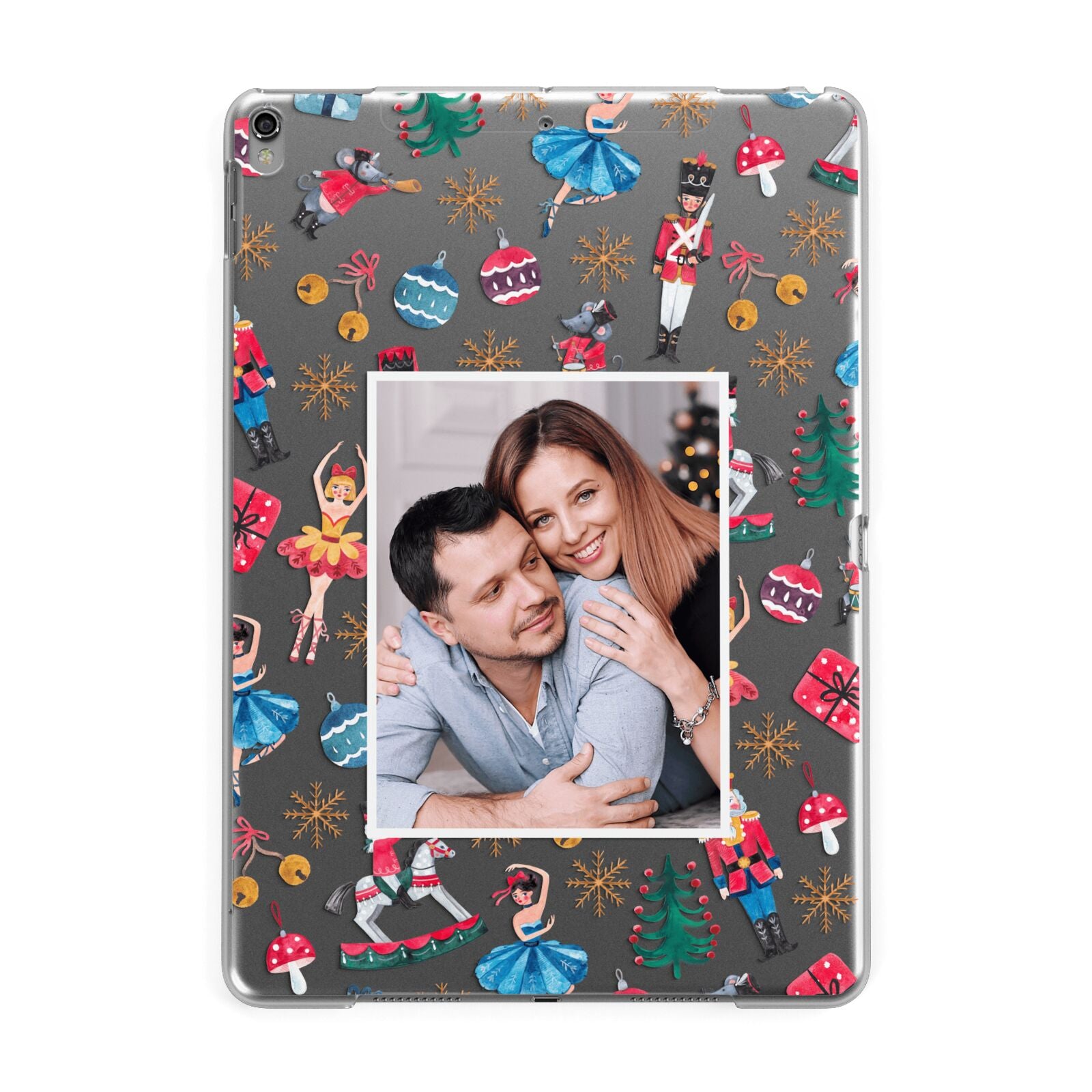 Nutcracker Personalised Photo Apple iPad Grey Case