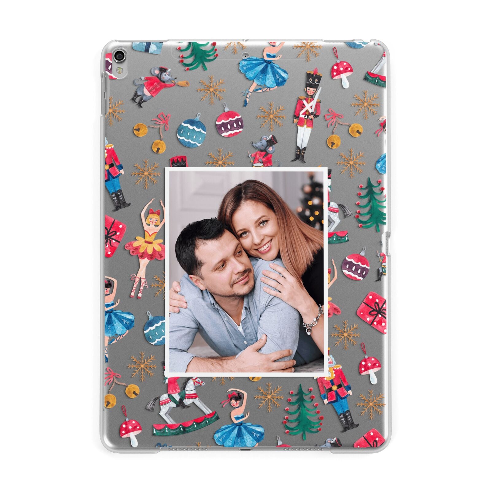 Nutcracker Personalised Photo Apple iPad Silver Case