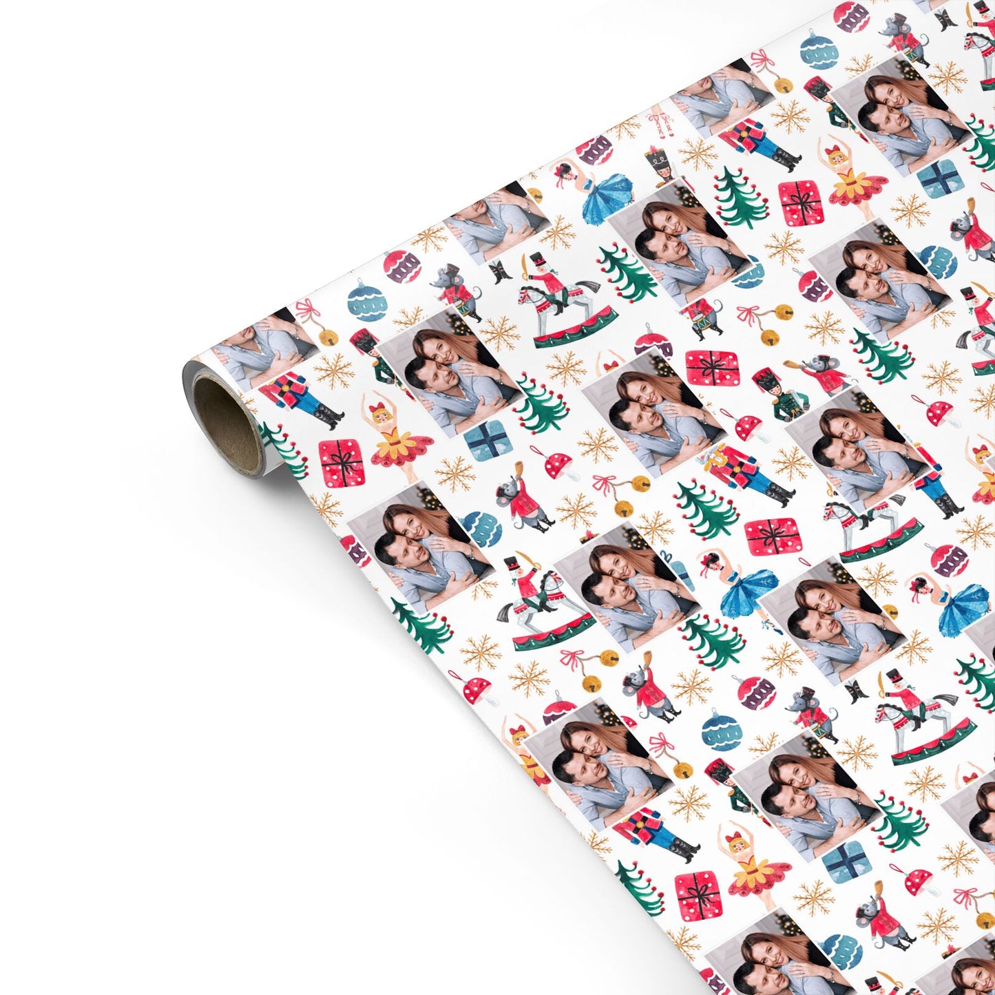 Nutcracker Personalised Photo Personalised Gift Wrap