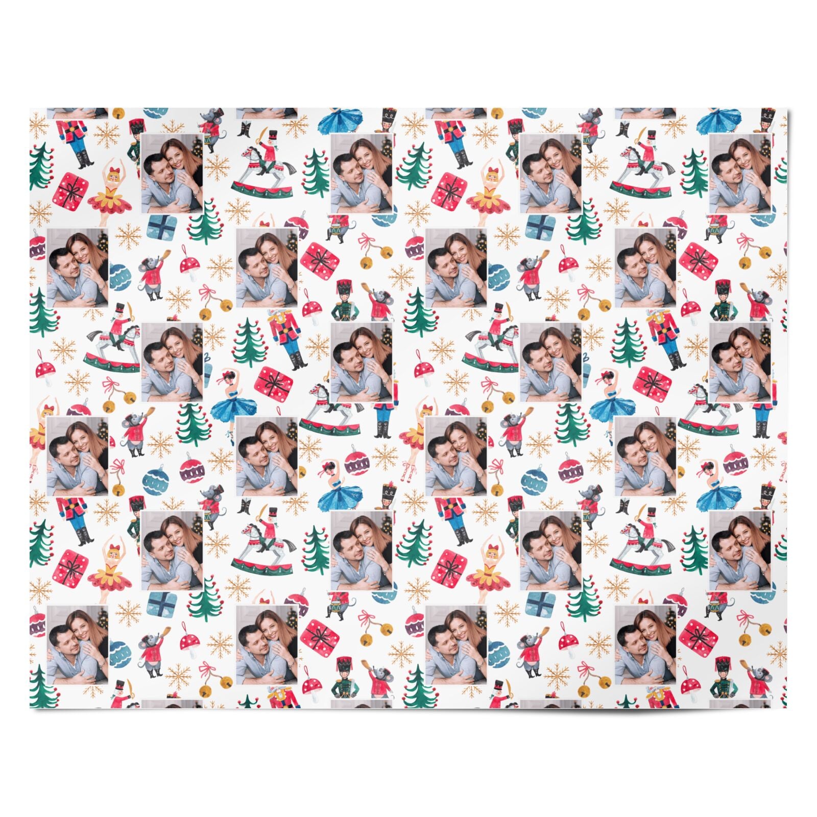 Nutcracker Personalised Photo Personalised Wrapping Paper Alternative