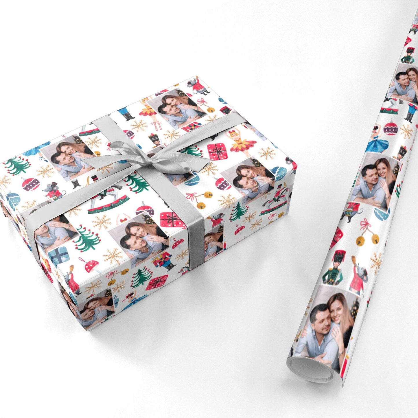 Nutcracker Personalised Photo Personalised Wrapping Paper