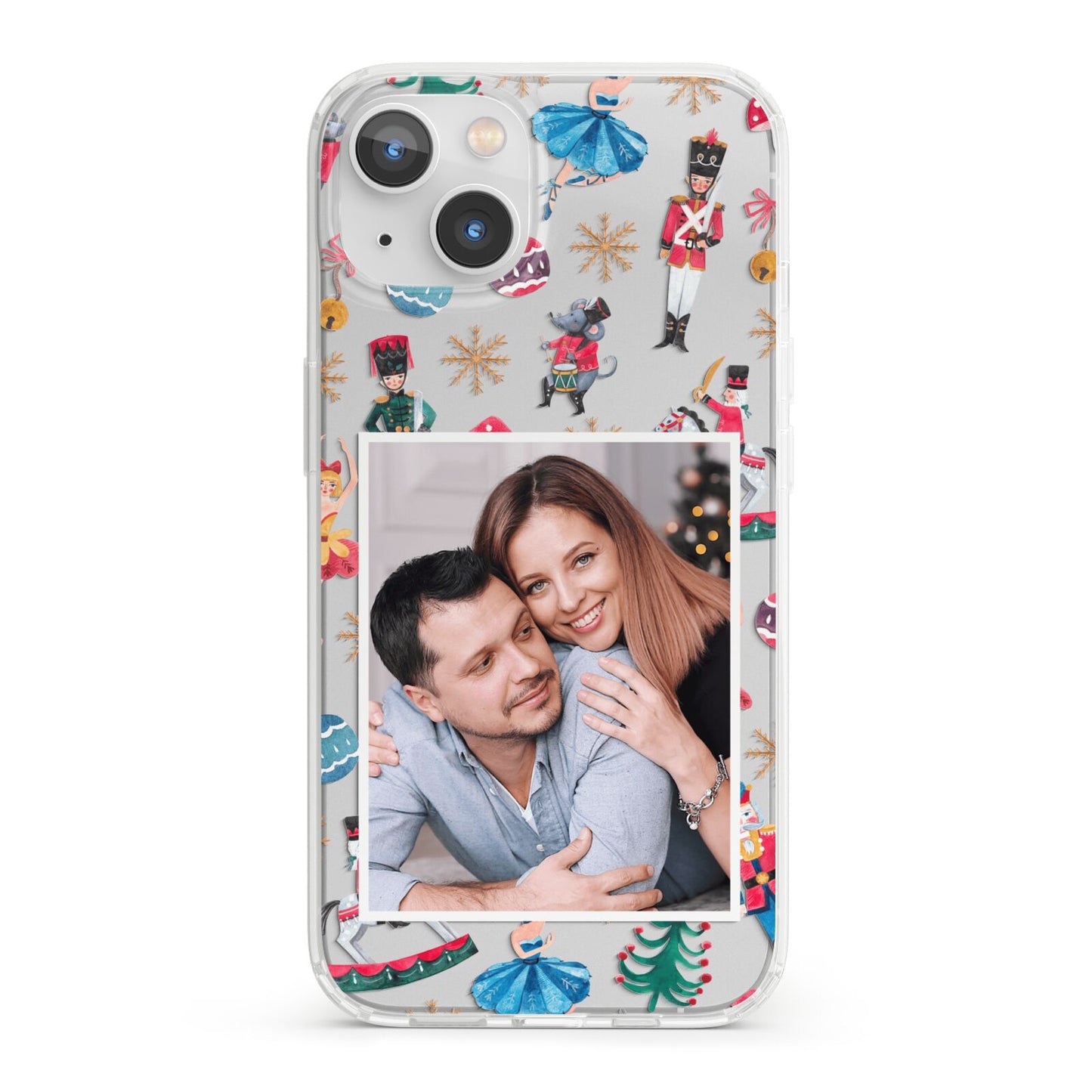 Nutcracker Personalised Photo iPhone 13 Clear Bumper Case