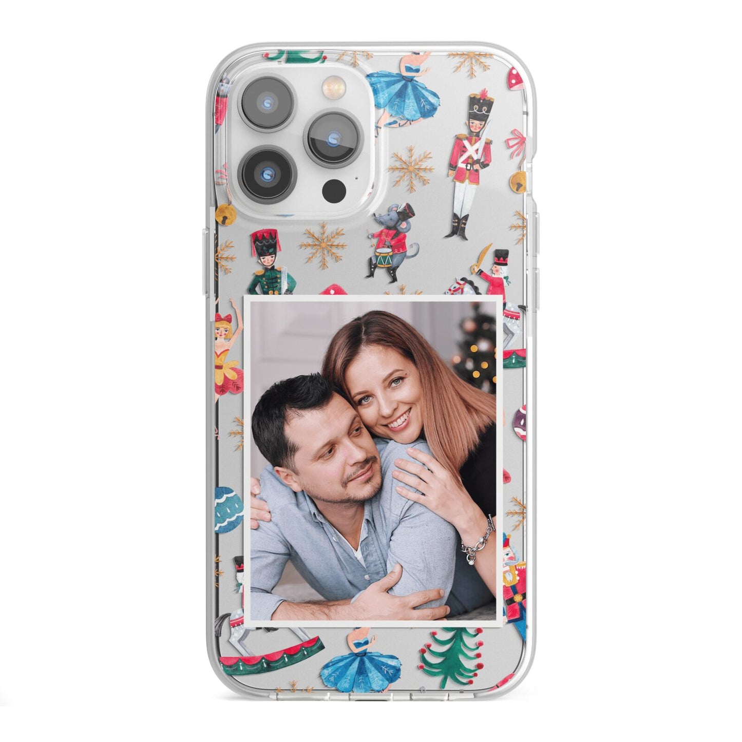 Nutcracker Personalised Photo iPhone 13 Pro Max TPU Impact Case with White Edges