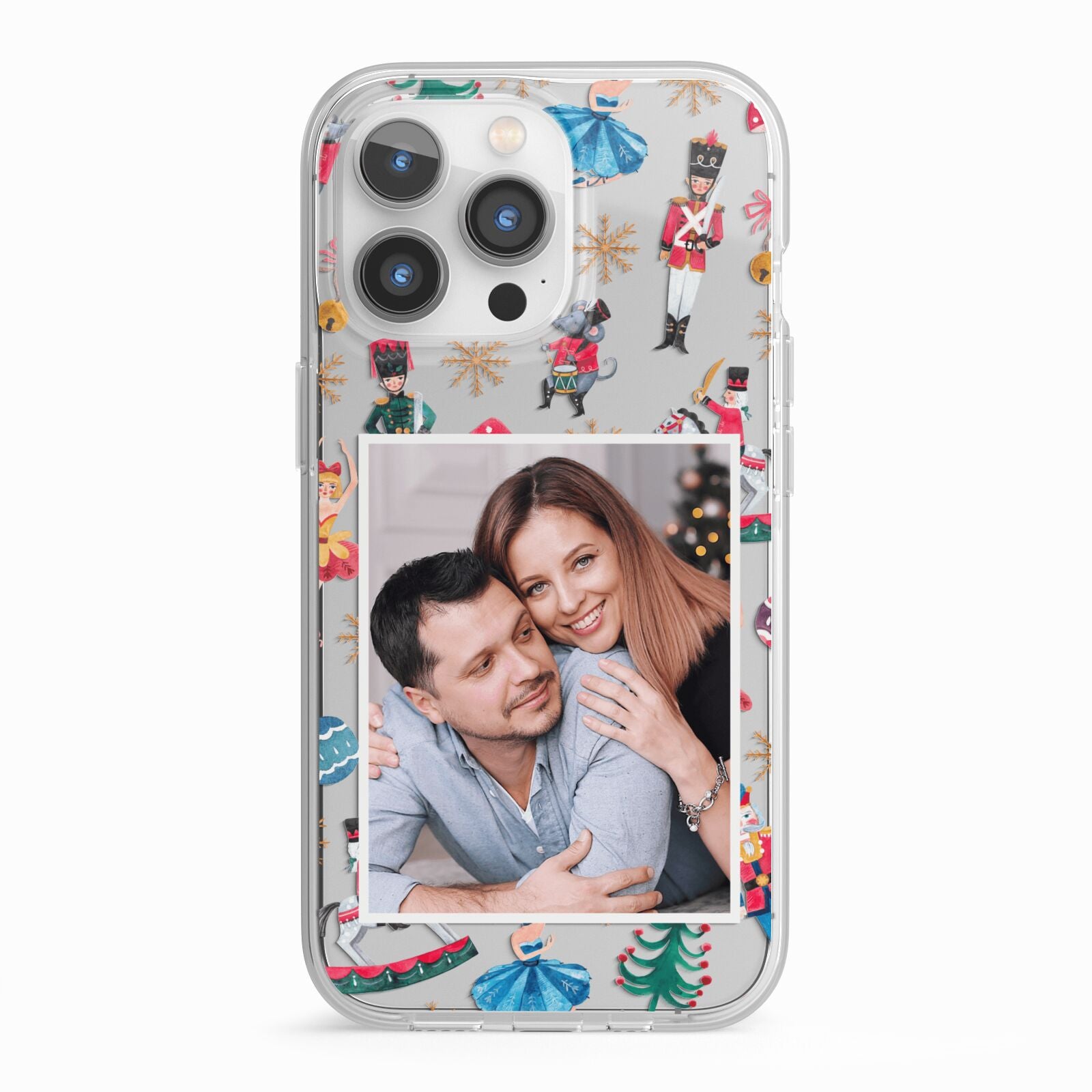 Nutcracker Personalised Photo iPhone 13 Pro TPU Impact Case with White Edges